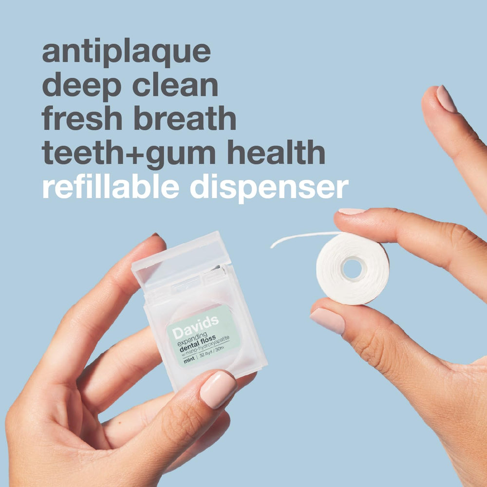 Smooth glide with vegan wax and cocoa butter for comfortable flossing