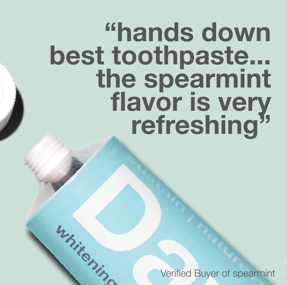 Anti-plaque and detox action in Davids toothpaste graphic