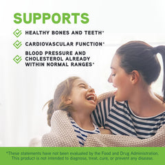 Dietary supplement bottle against a clean white background