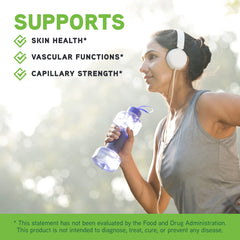 Six vegetarian capsules of Grape Seed-100