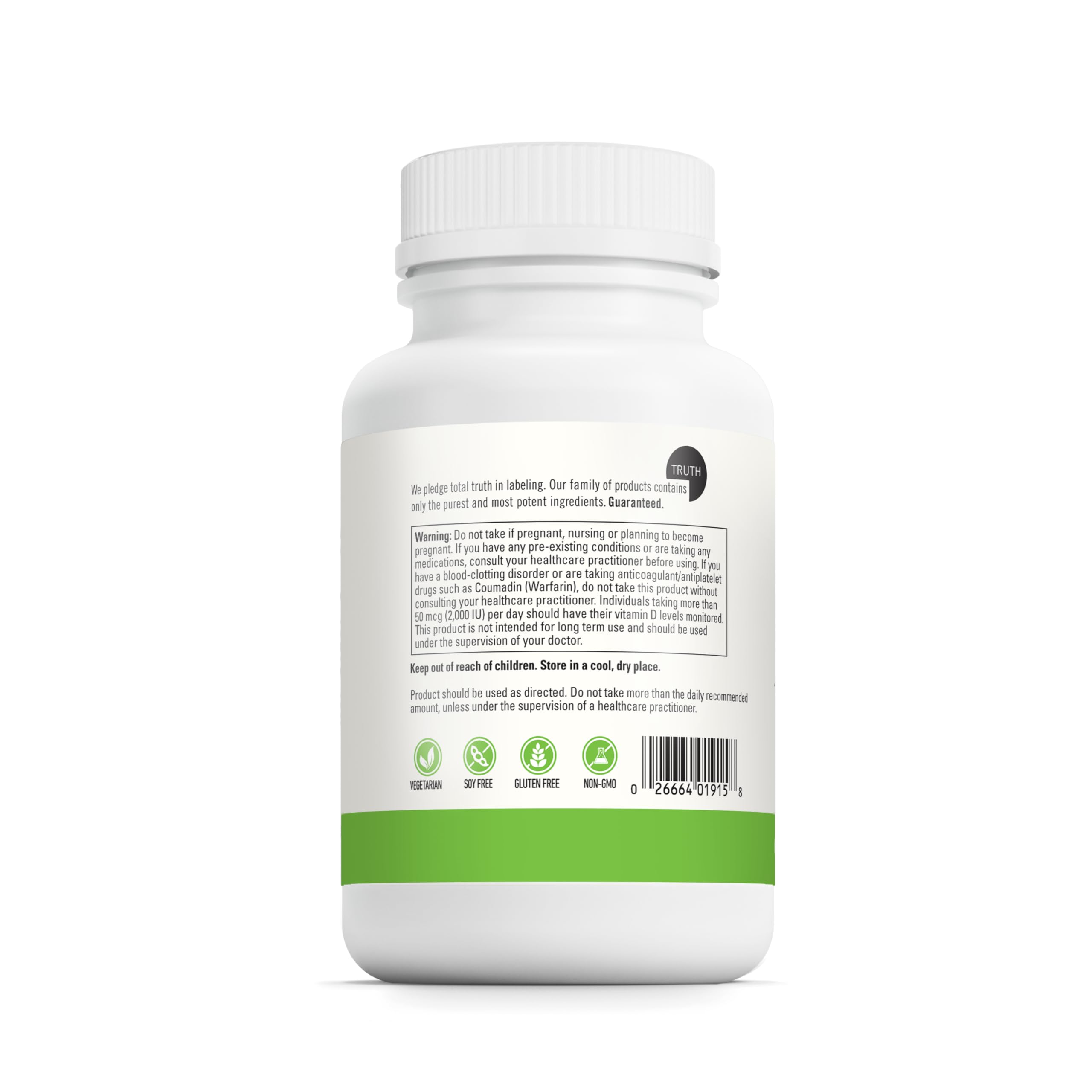 ADK Gummies ingredients label with vitamins A, D3, and K2