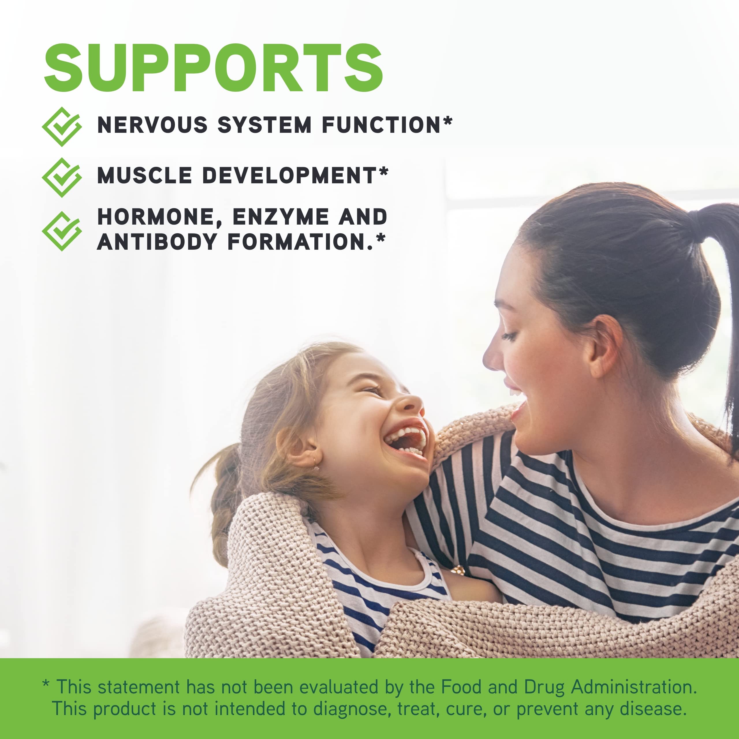 Brain health concept image related to amino acids