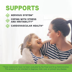 Supplement facts label for DAVINCI Labs B Complex-75