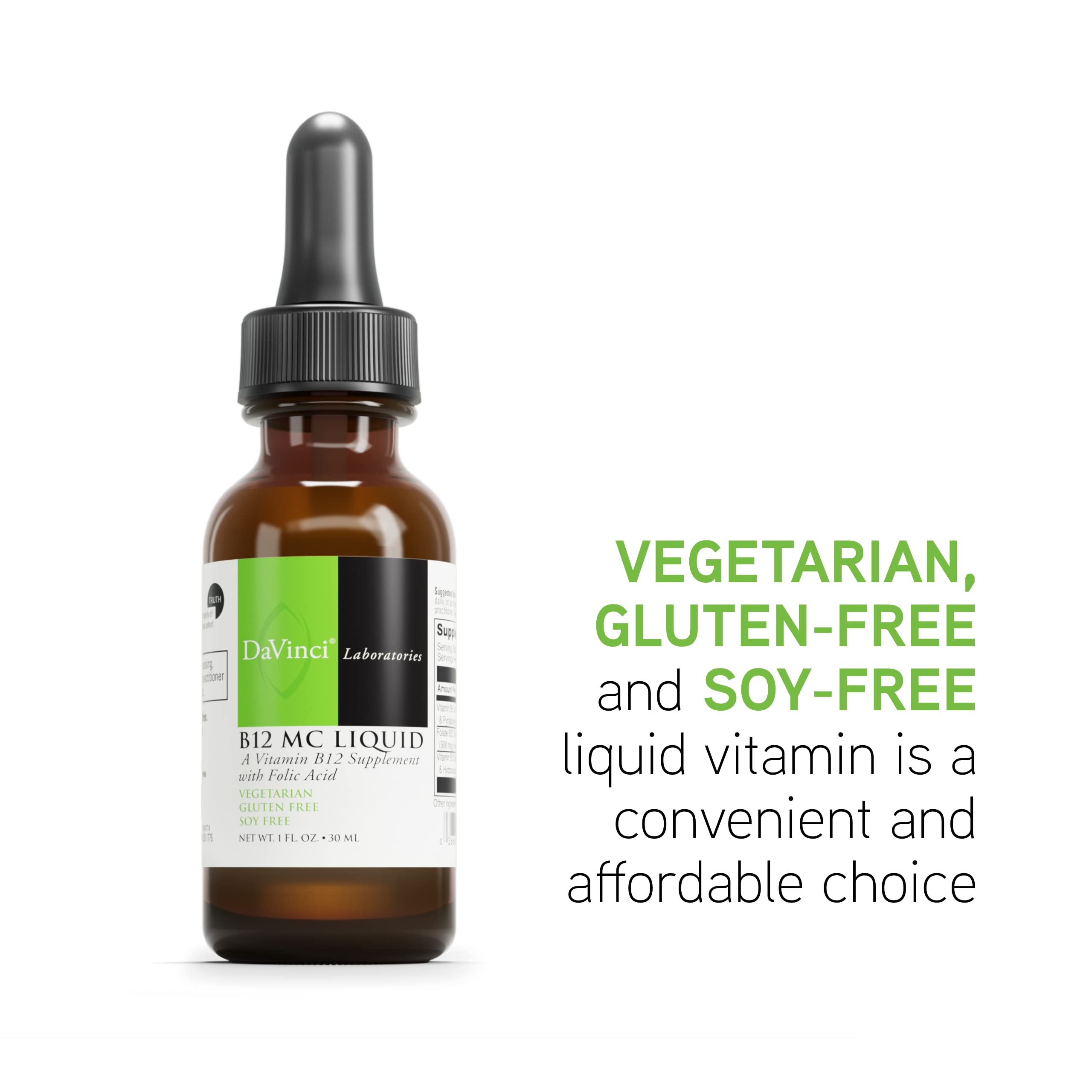 Supports heart health and nerve health with B-12 MC Liquid