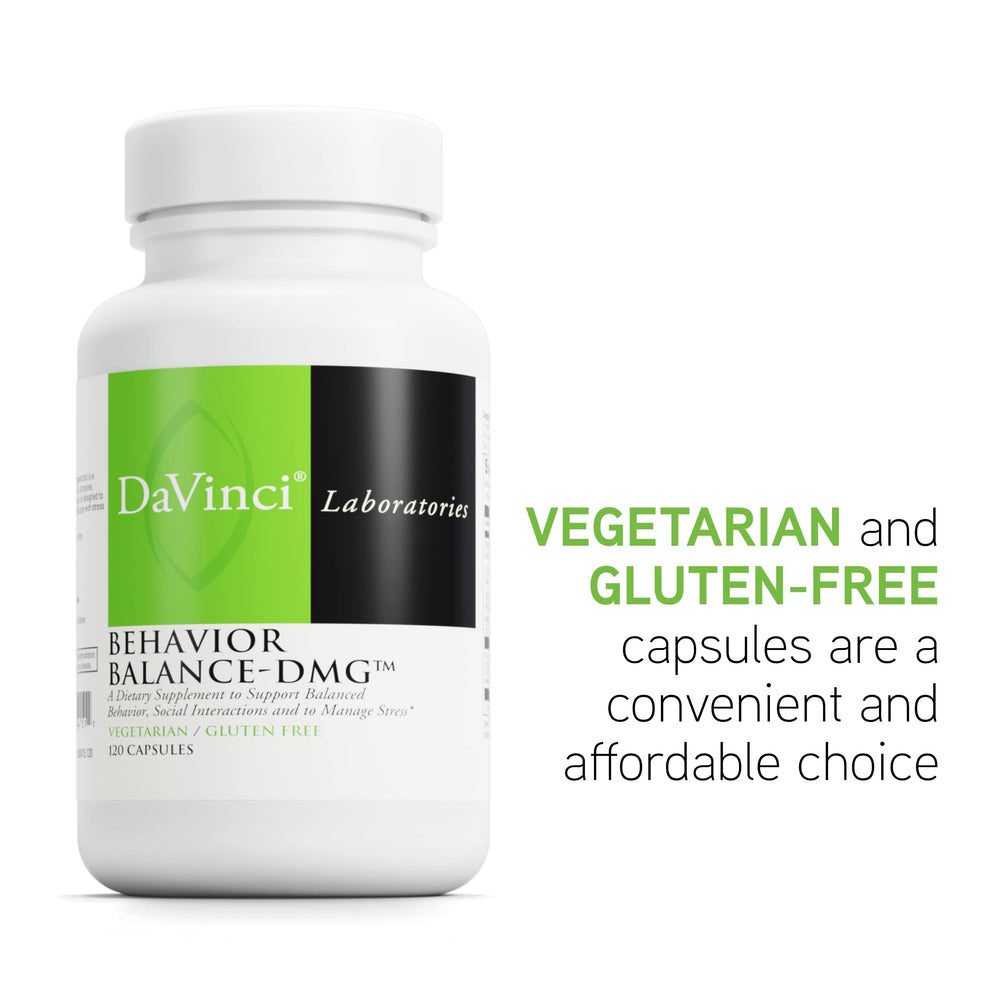 Gluten-free label on DaVinci Labs product