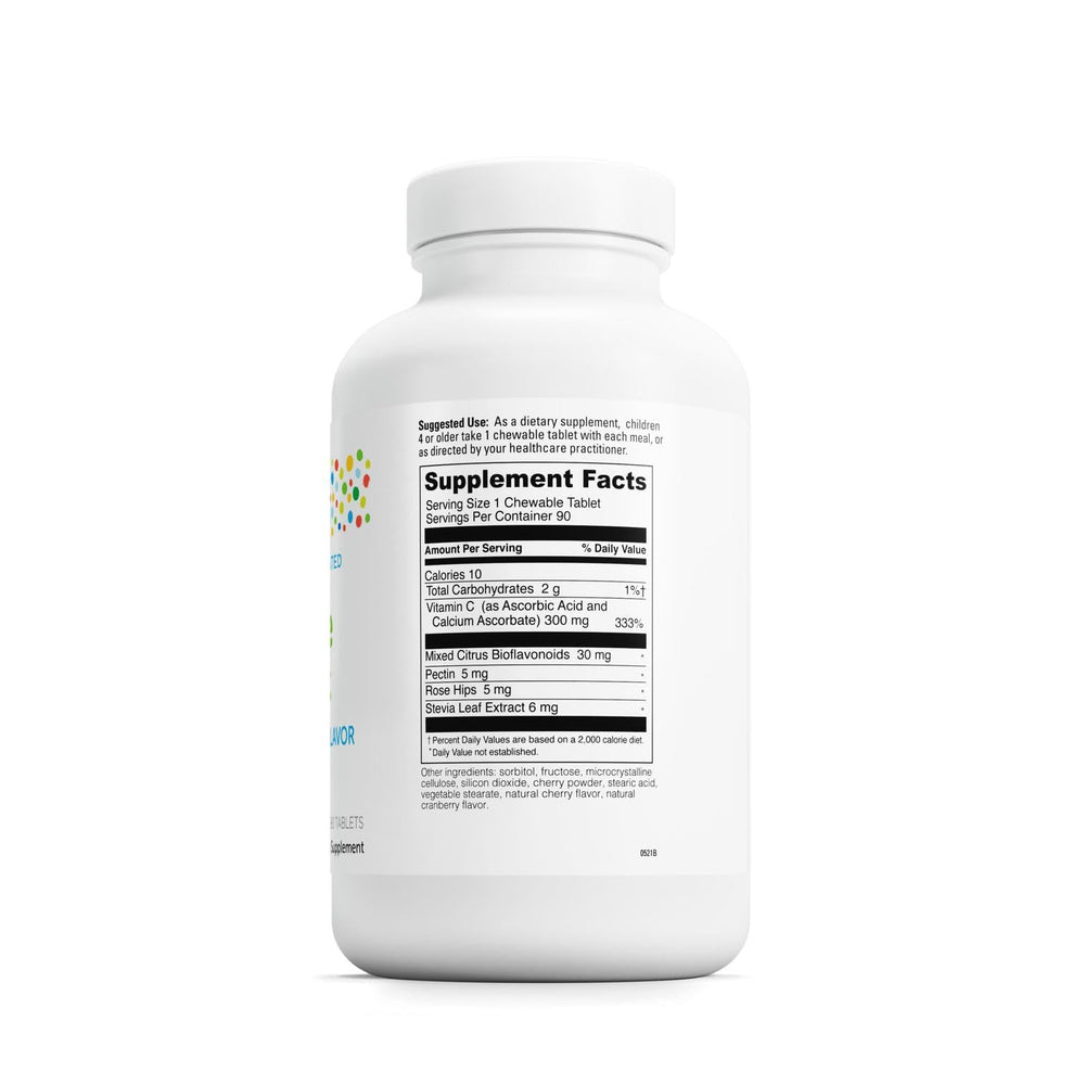 Side packaging view of DAVINCI Labs Kids Vitamin C chewable