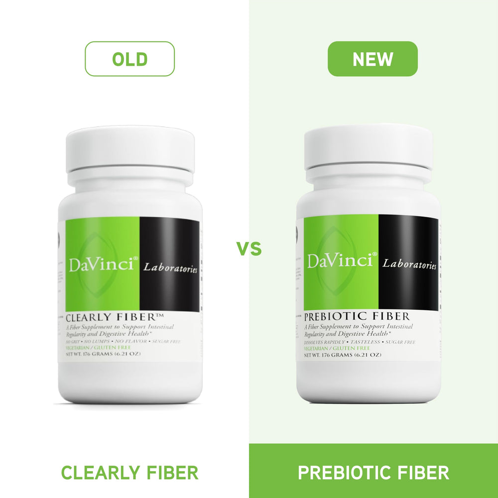 DAVINCI Clearly Fiber 30 servings packaging on kitchen counter