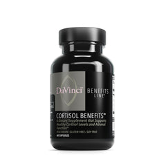 DaVinci Labs Cortisol Benefits bottle label