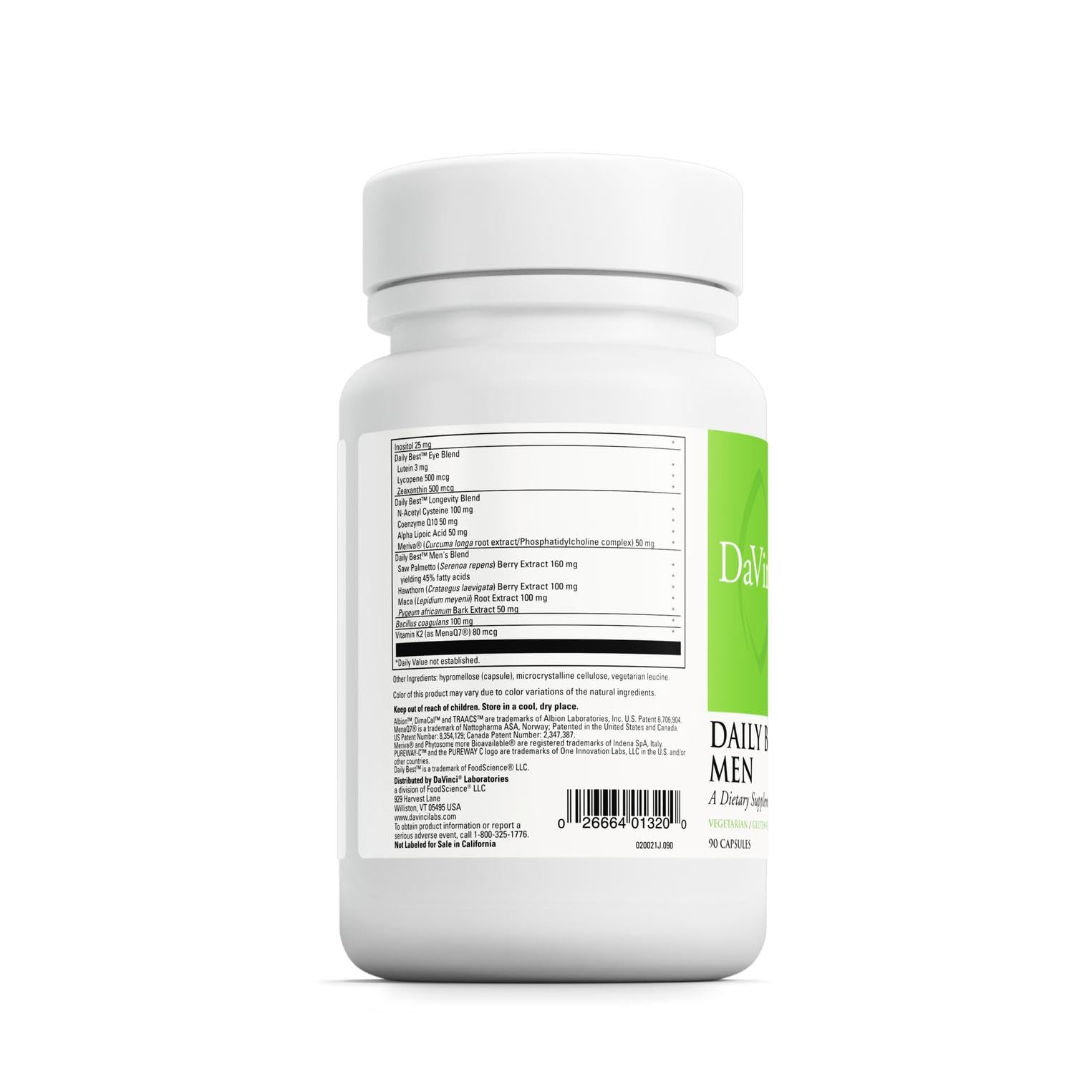 Eye health blend ingredients: lutein, zeaxanthin, lycopene