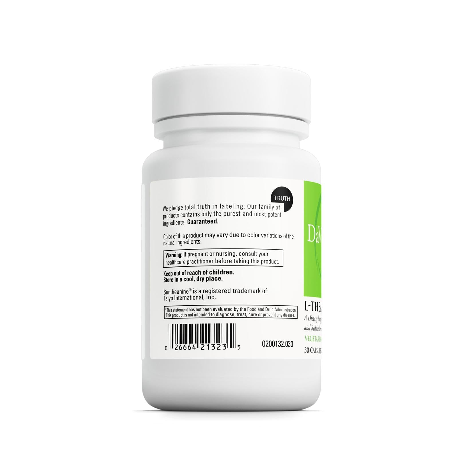 Close-up of Suntheanine L-Theanine in the formula