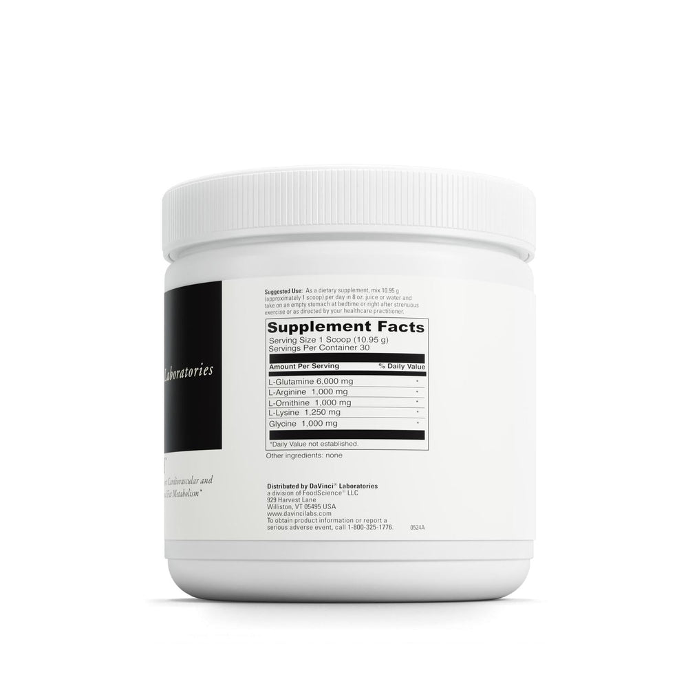 Front view of Maxi-HGH jar with label details