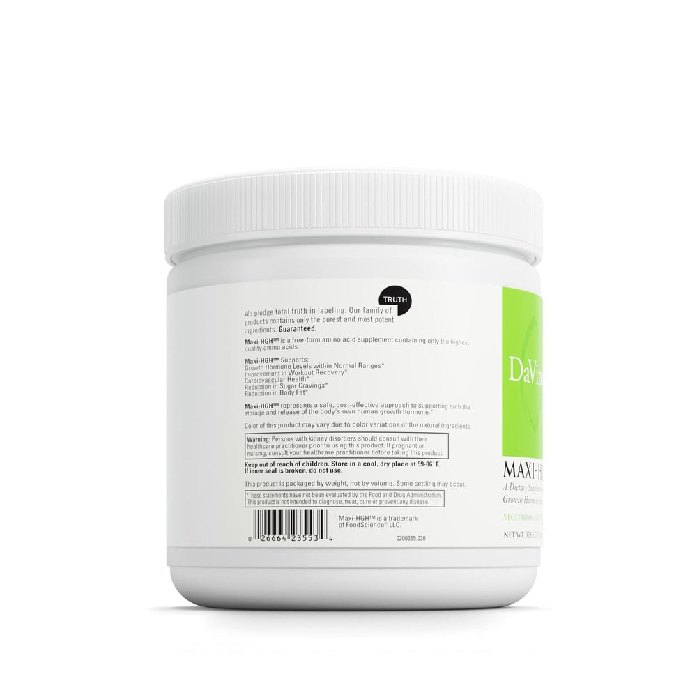 Measuring scoop with Maxi-HGH powder