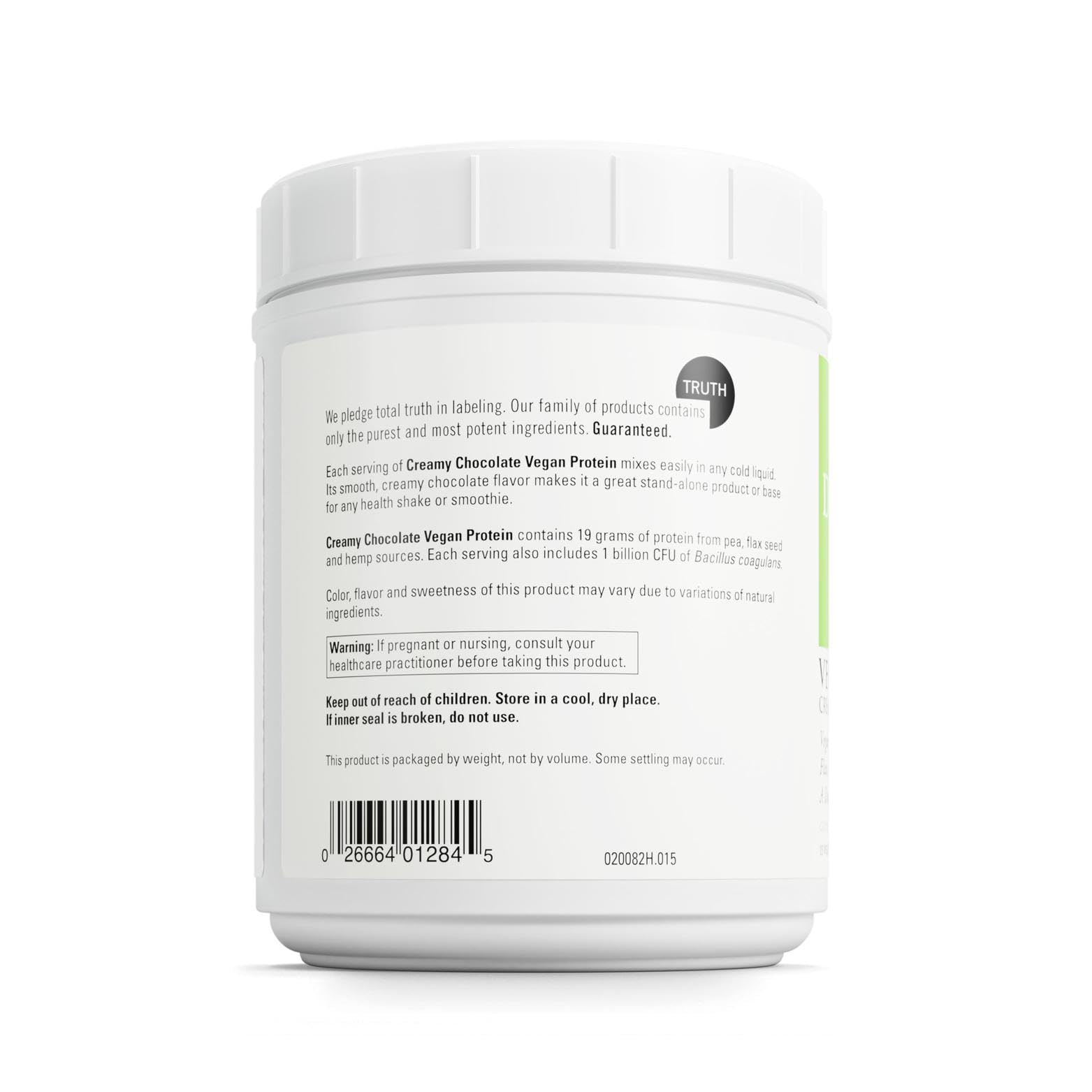 Probiotics 1 billion CFU highlighted on label