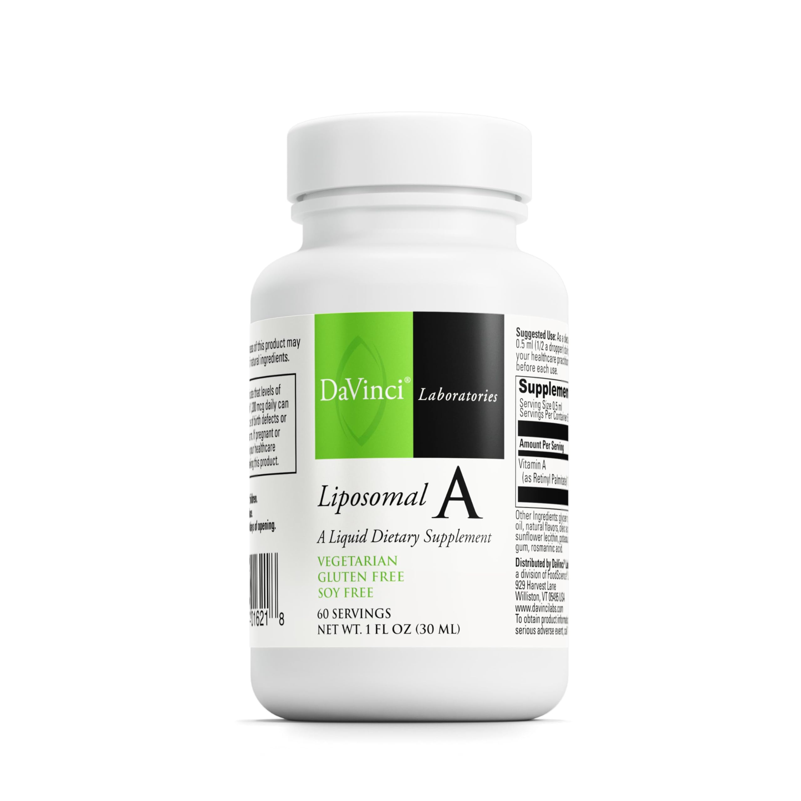 DAVINCI Labs Liposomal A bottle 30 ml