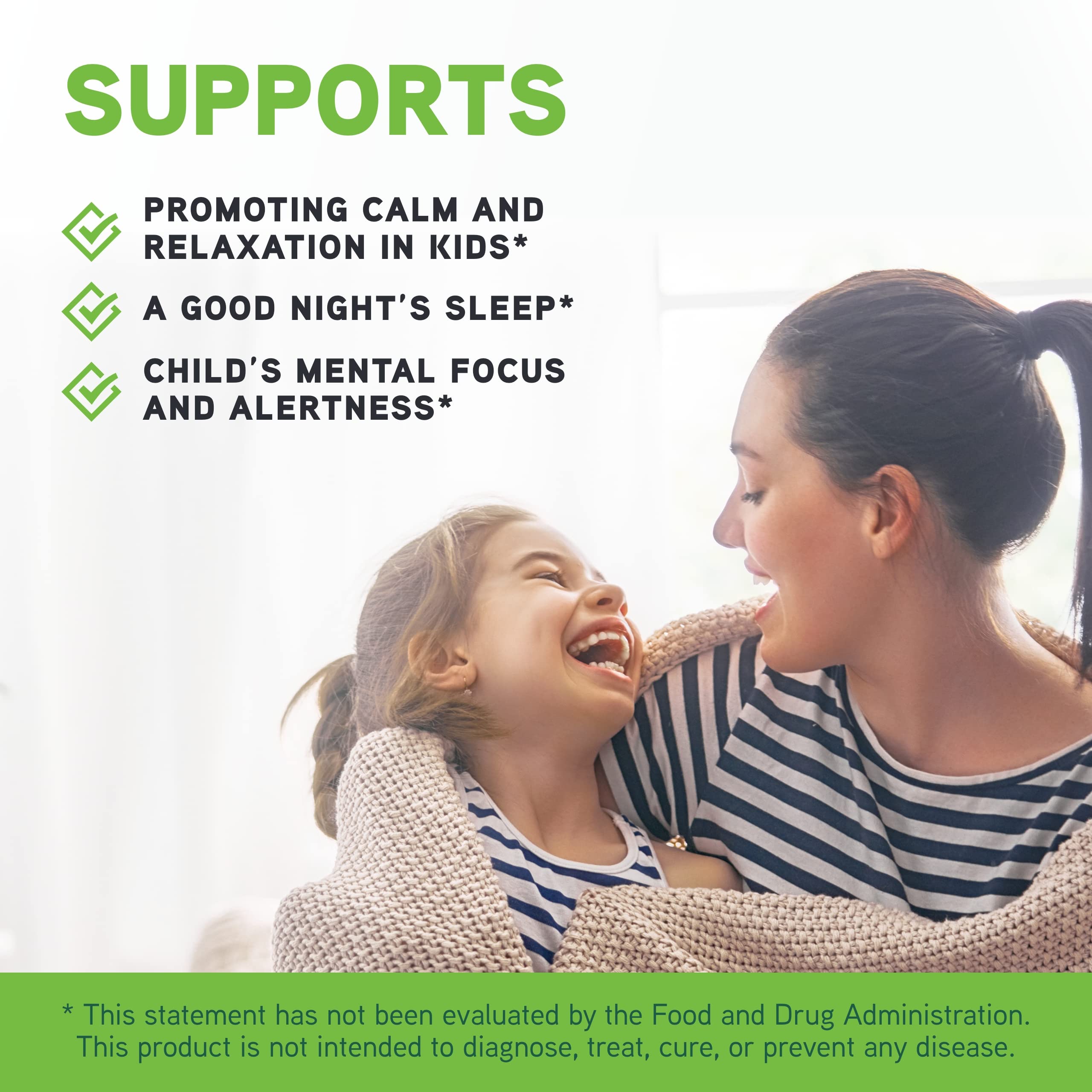 Illustration of green tea leaves representing L-theanine source