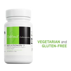 Gluten-free, vegetarian Melatonin-3 capsule packaging