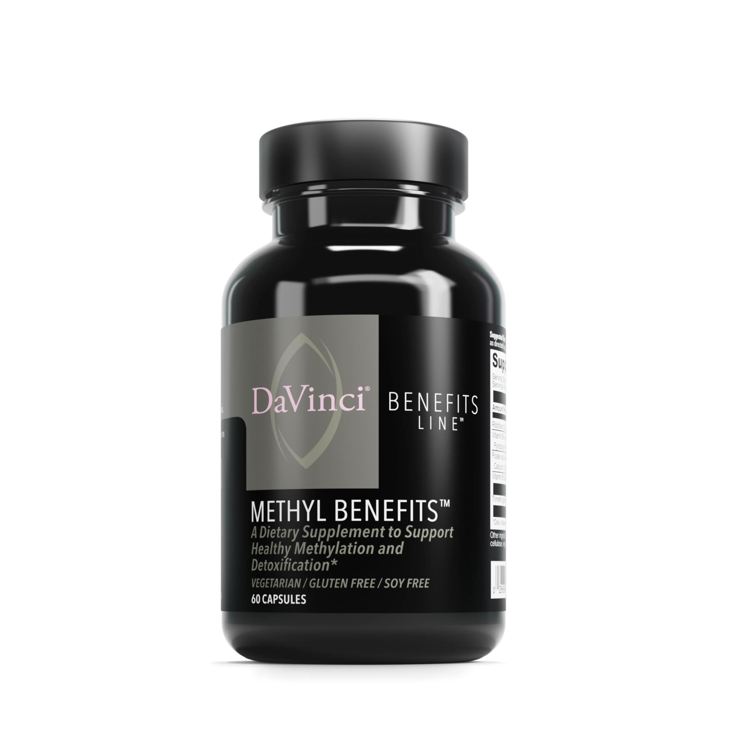 DaVinci Labs Methyl Benefits bottle and label