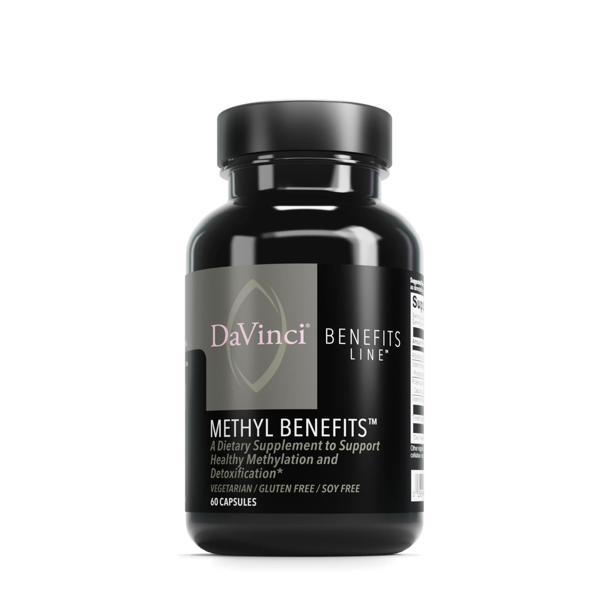 DaVinci Labs Methyl Benefits bottle and label