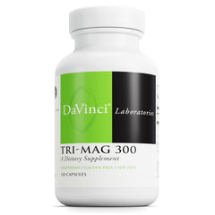 Bottle of DAVINCI Tri-Mag 300 - 120 capsules
