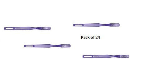 Pack of 24 Dawnmist soft-bristle toothbrushes, individually wrapped for travel and office use