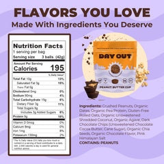 Resealable packaging of Day Out Protein Snack Balls 8-Pack