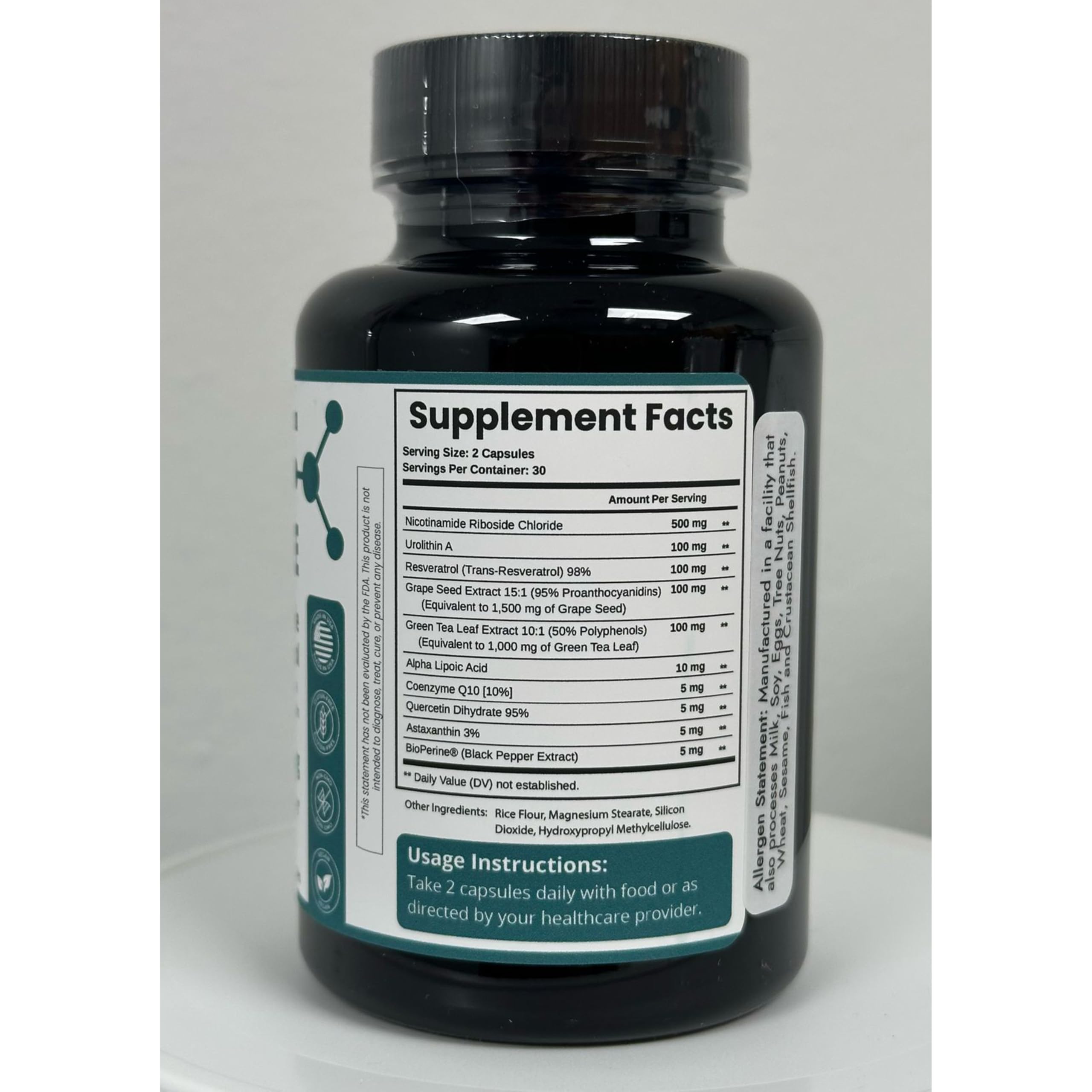 DAYLY NAD+ supplement highlighting energy and anti-aging support