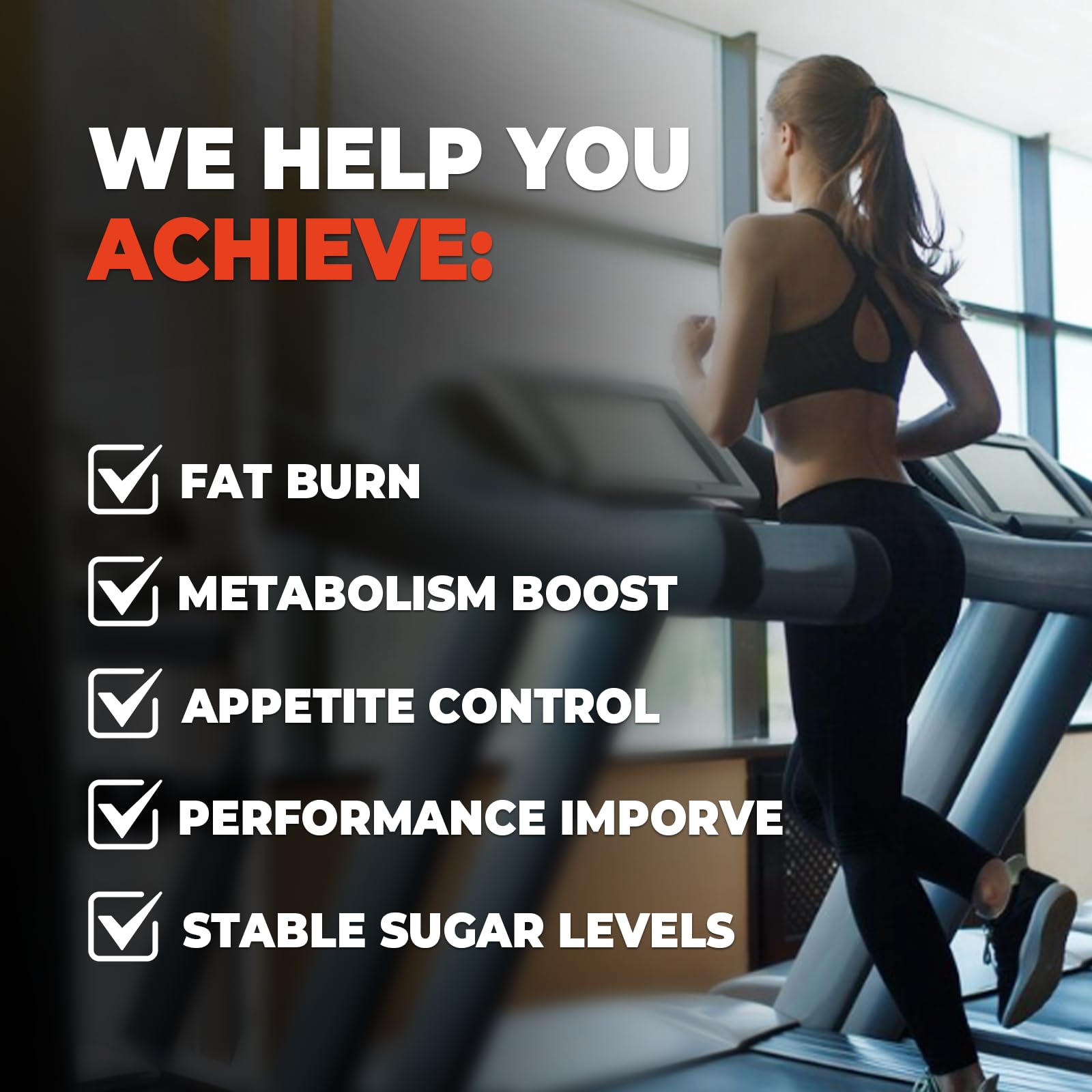 Glass bottle showing Green Tea extract and ingredients