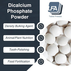 DCP powder as abrasive in dental care products