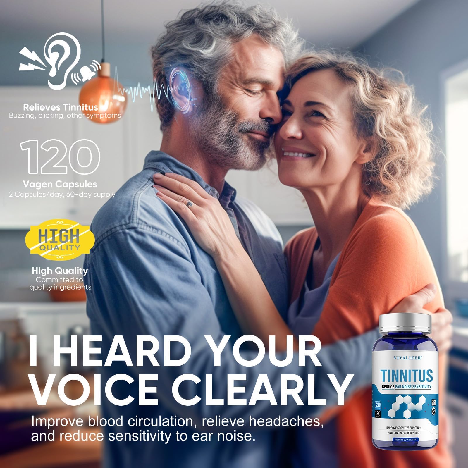 Assorted dietary supplements including DQQI Tinnitus Relief