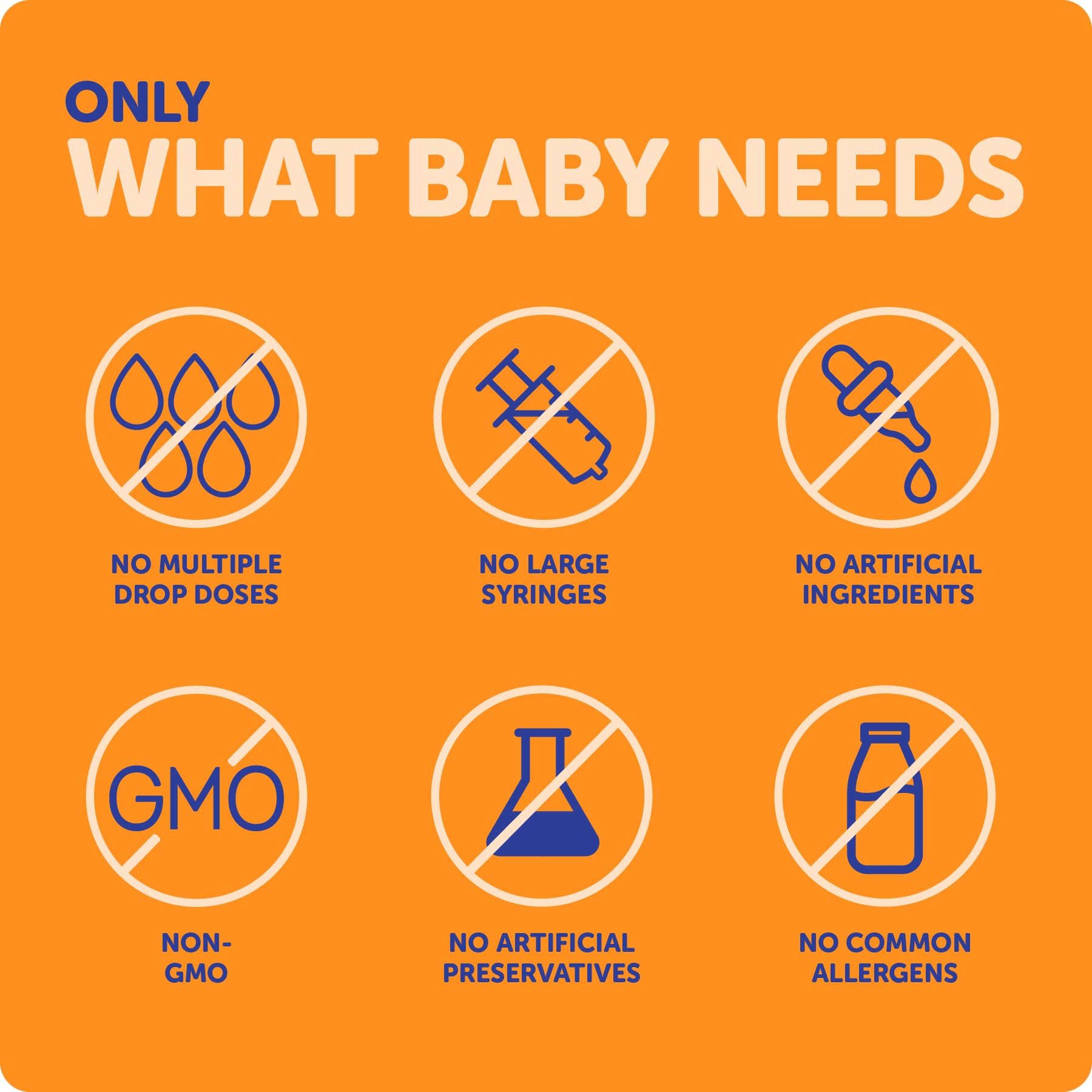 Supports eye health in babies