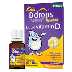 Ddrops Kids Booster bottle with 100 drops