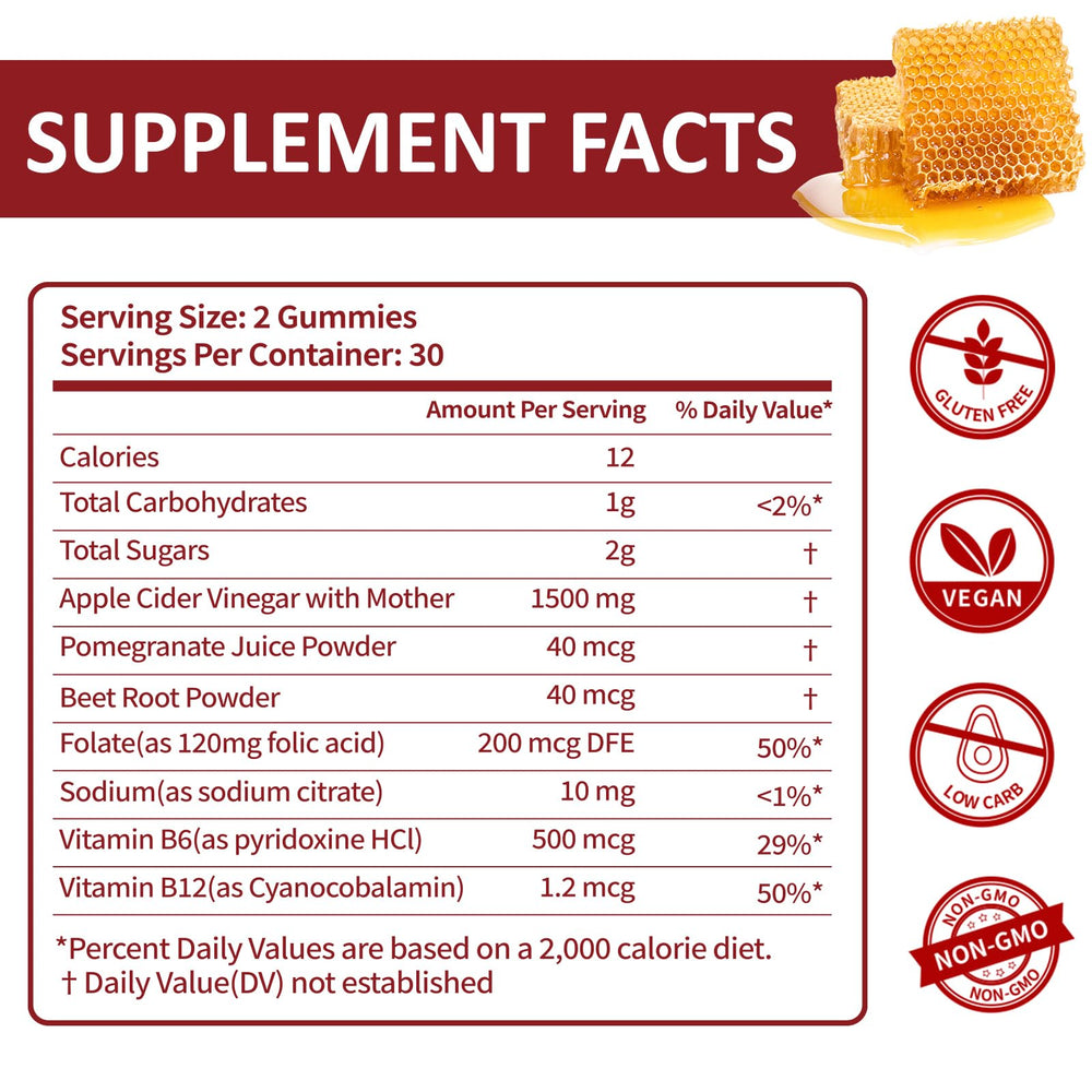 DDUYIE gummy close-up displaying texture and chewable vegan formula benefits