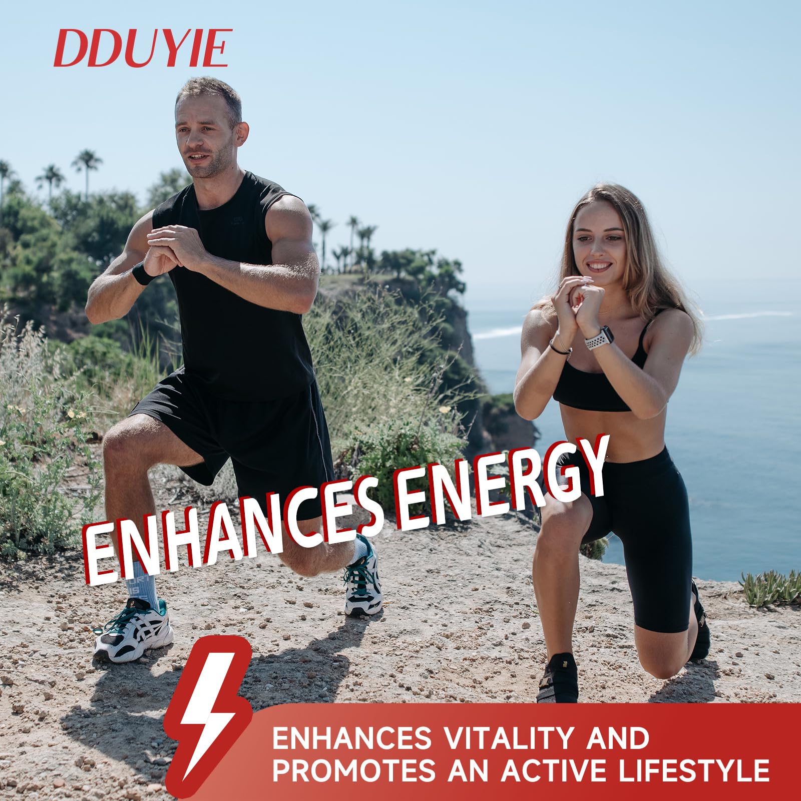 DDUYIE gummy in hand demonstrating serving size and travel-friendly convenience