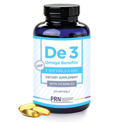 De3 Dry Eye Ultra Pure rTG Omega-3 bottle front view