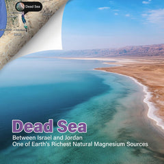 Close-up of Dead Sea magnesium oil