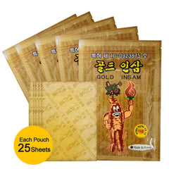 Korean-made patch packaging with 'Made in Korea' label