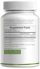 Strawberry-flavored methyl B-12 chewable tablets