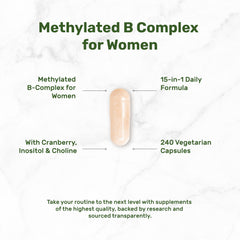 DEAL SUPPLEMENT supplement facts label showing methylated B vitamin dosages