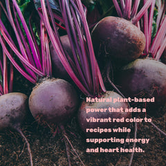 Deal Supplement Vegan non-GMO beet root powder in a tub for versatile meals