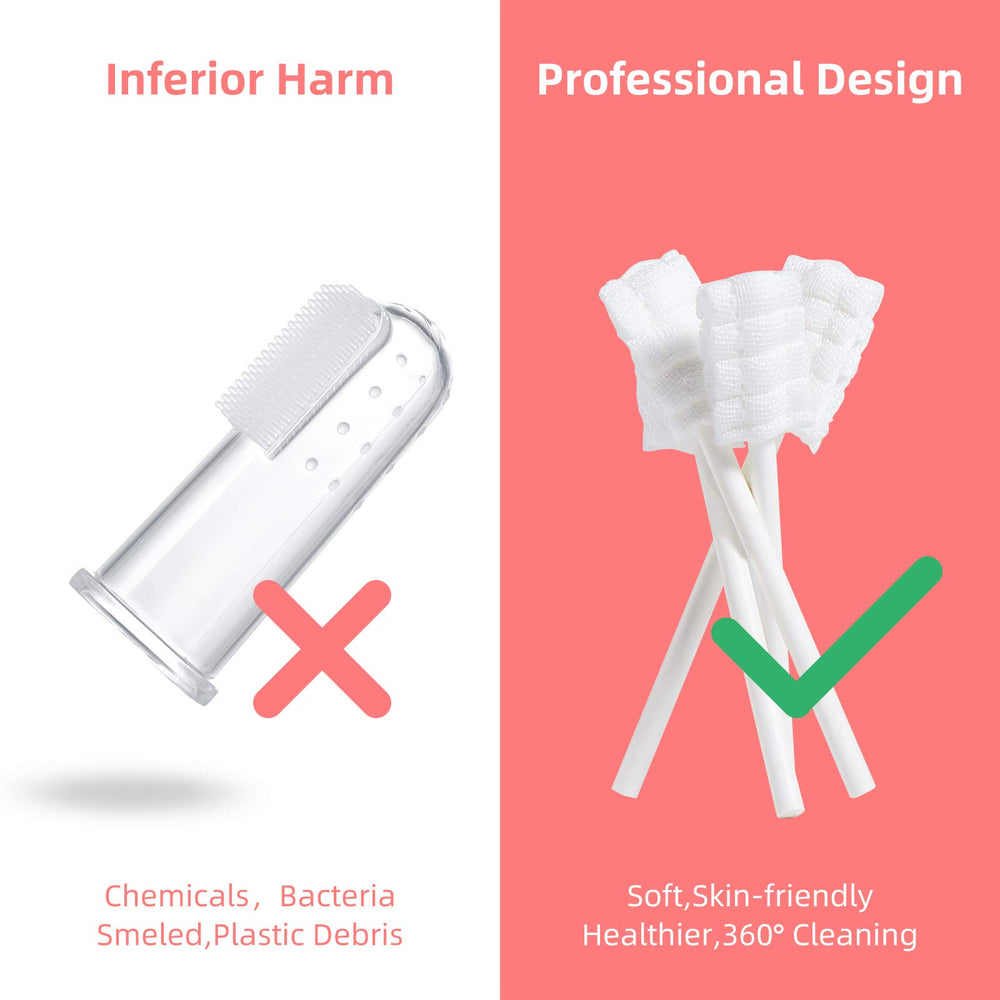 3D wave pattern gauze cleaning head for 360° cleaning