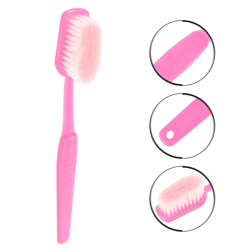 Office prank setup featuring oversized toothbrush