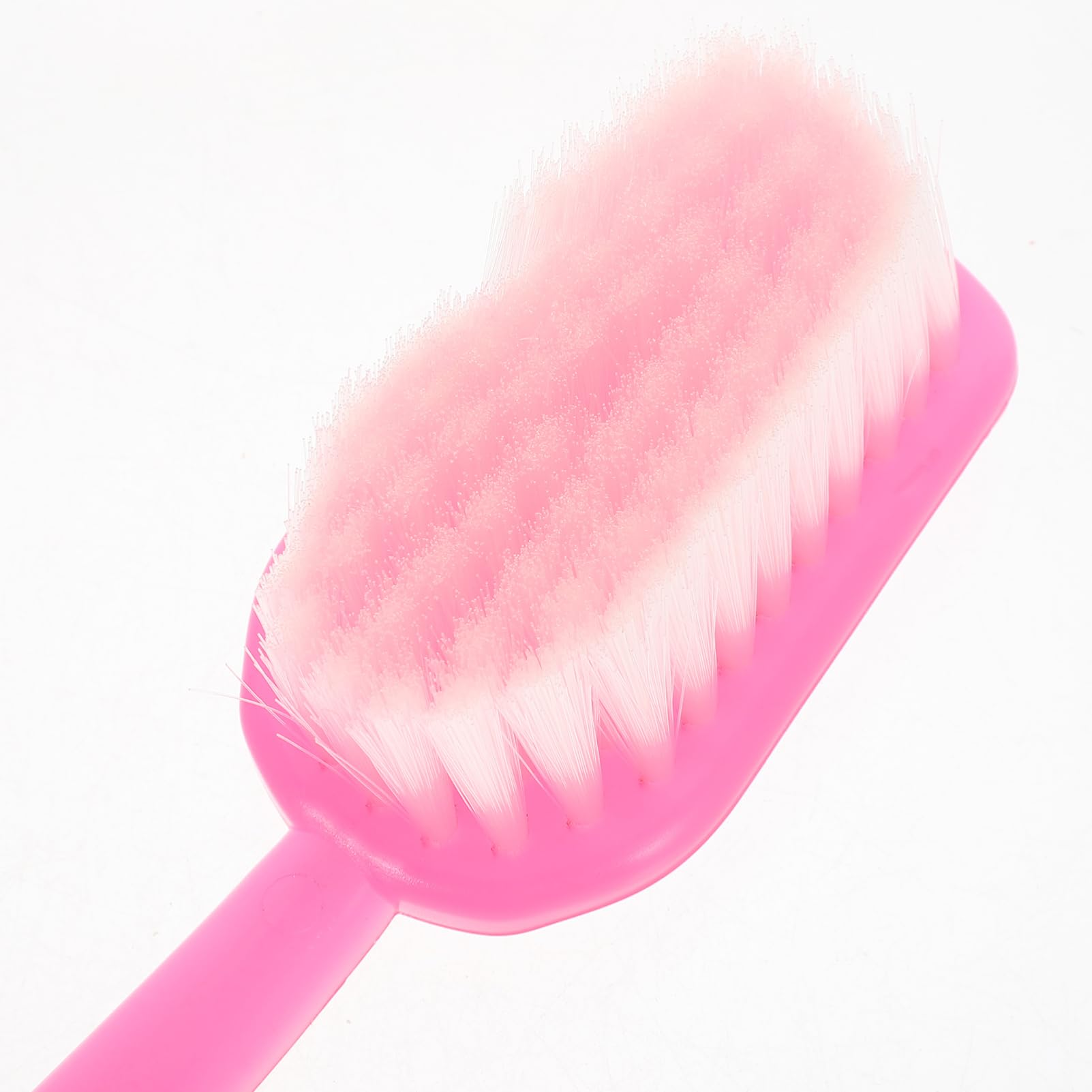 Person posing with the blue novelty toothbrush