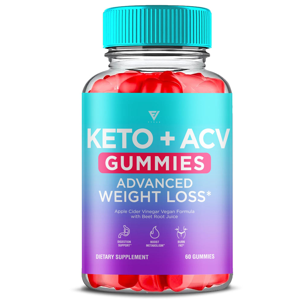 Decatela Keto ACV Gummies bottle with label showing convenient daily weight management support.