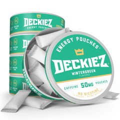 Deckiez Wintergreen flavor energy pouch – front view