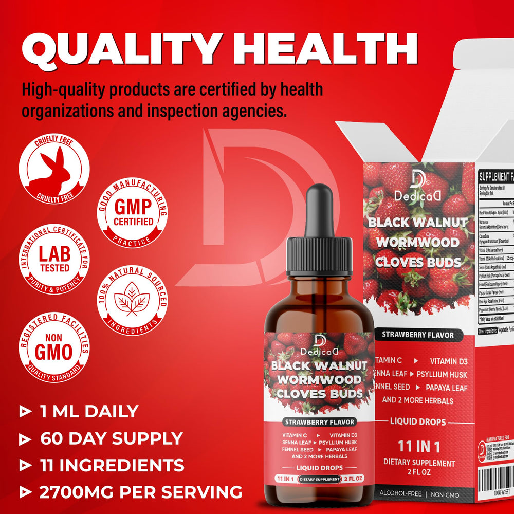 Vegetarian-friendly, third-party tested quality assurance