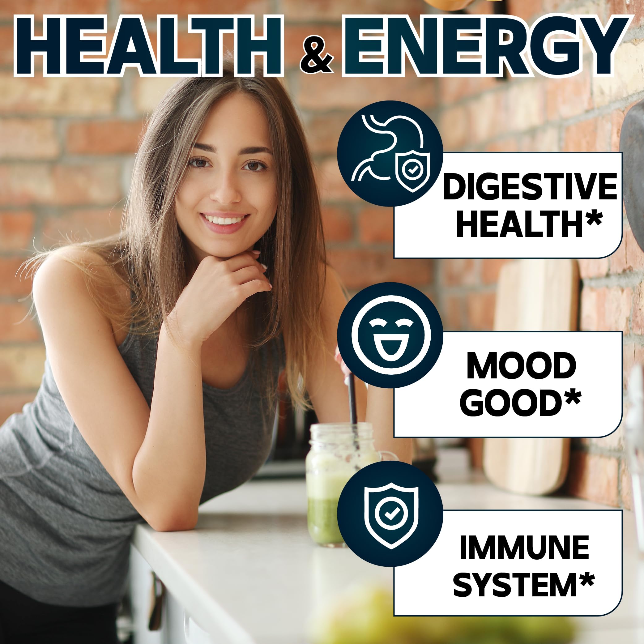 Herbal blend graphic showing wormwood, black walnut, clove and other ingredients.