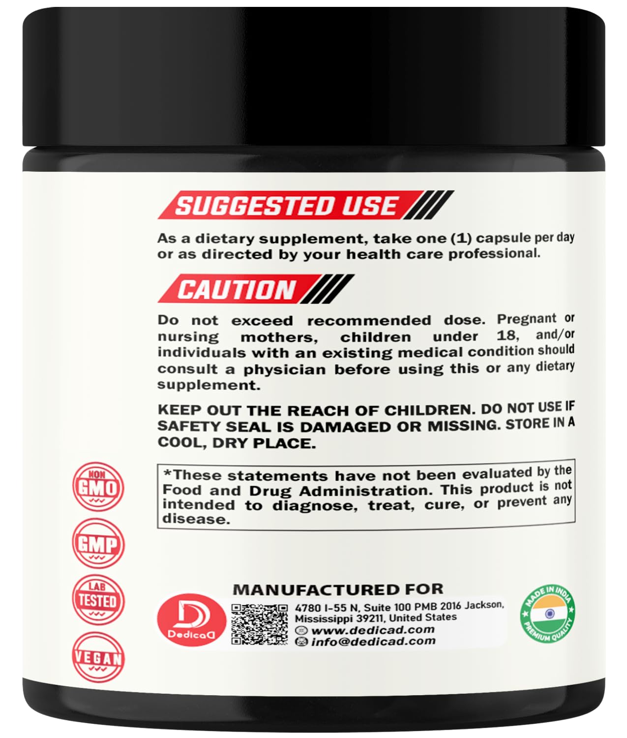 Global third-party testing and vegetarian-friendly branding icons