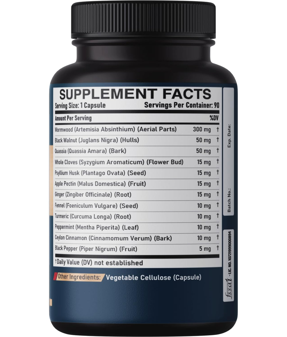 Nutritional/ingredient infographic for DEDICAD 12in1.