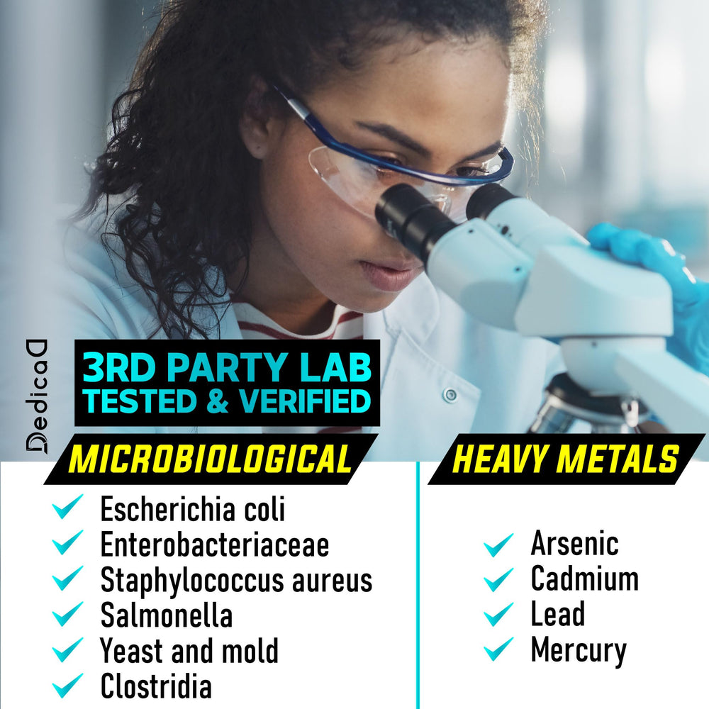 DEDICAD Serrapeptase bottle packaging