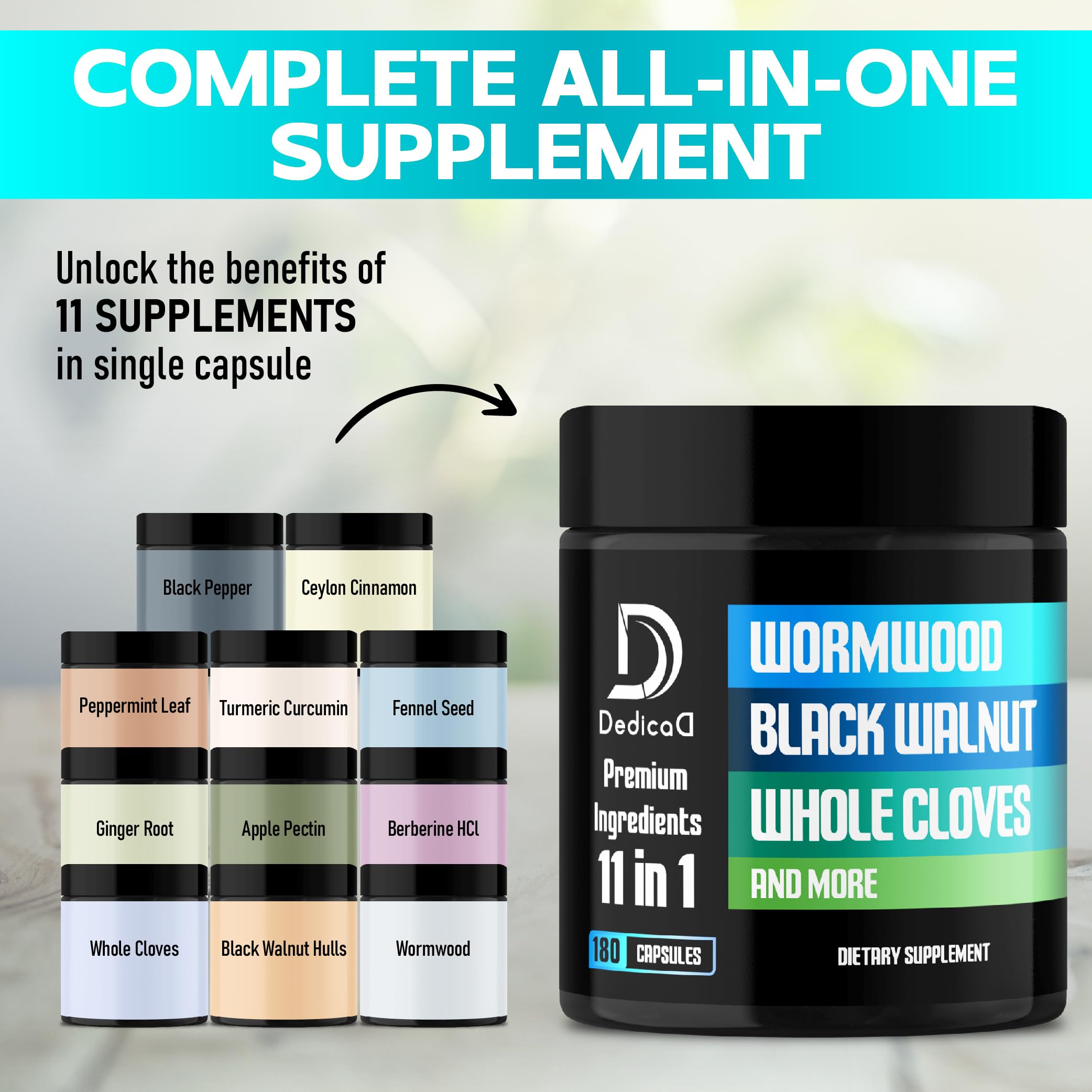 Vegan, gluten-free, dairy-free capsule packaging